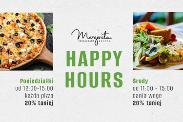 Happy Hours w pizzerii Margerita!